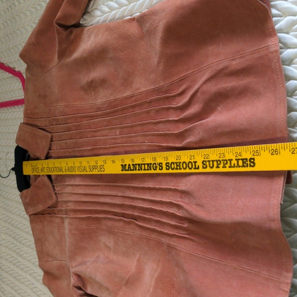 Margaret Godfrey leather suede jacket - Picture 8 of 11